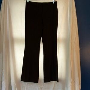 Tahari Size 10 Brown Flare Pants